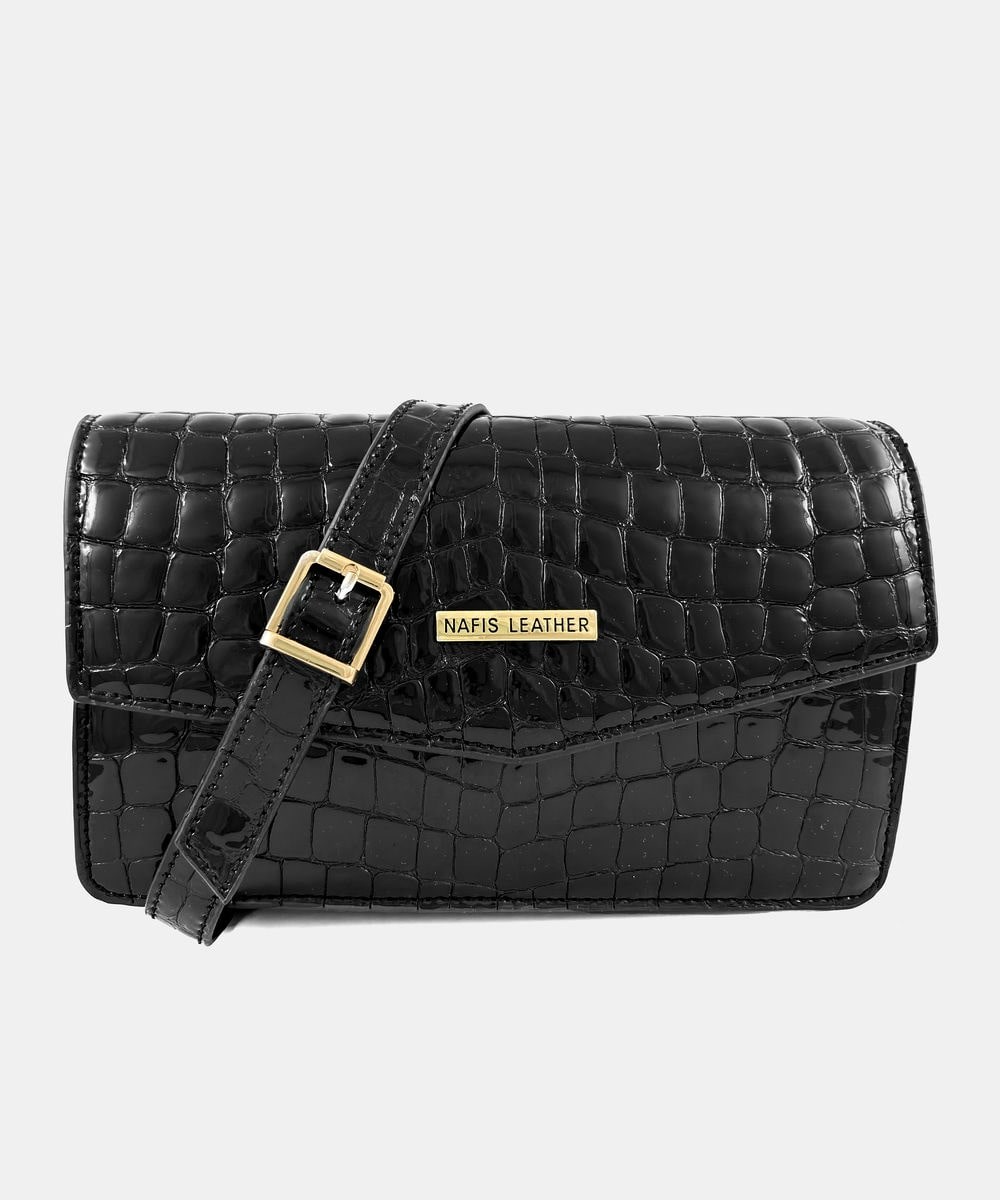 کیف کراس بادی چرم زنانه مدل 4300053
